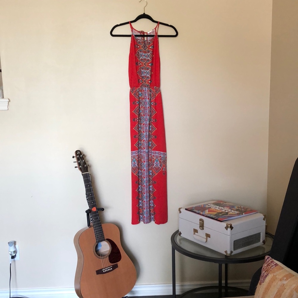 Renee C xs maxi dress with mini lining